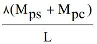 8(Mps+Mpc)/L