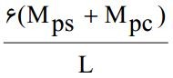 6(Mps+Mpc)/L