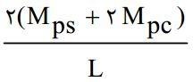 2(Mps+2Mpc)/L