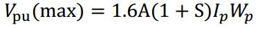 حداکثر مقدار Vpu