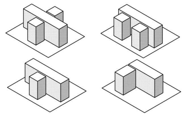 تقسیم ساختمان به قطعات مناسب با ایجاد درز انقطاع