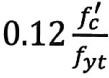 0.12fc-fyt