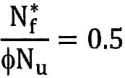 Nf-ϕNu=0.5