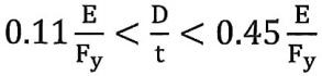 0.11-E-Fy-D-t-0.45-E-Fy