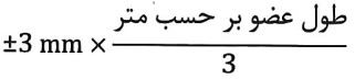 انحراف مجاز از منحنی مقرر در وسط دهانه