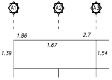 مقدار نسبت نیاز به ظرفیت تیر و ستون در مدل ES10